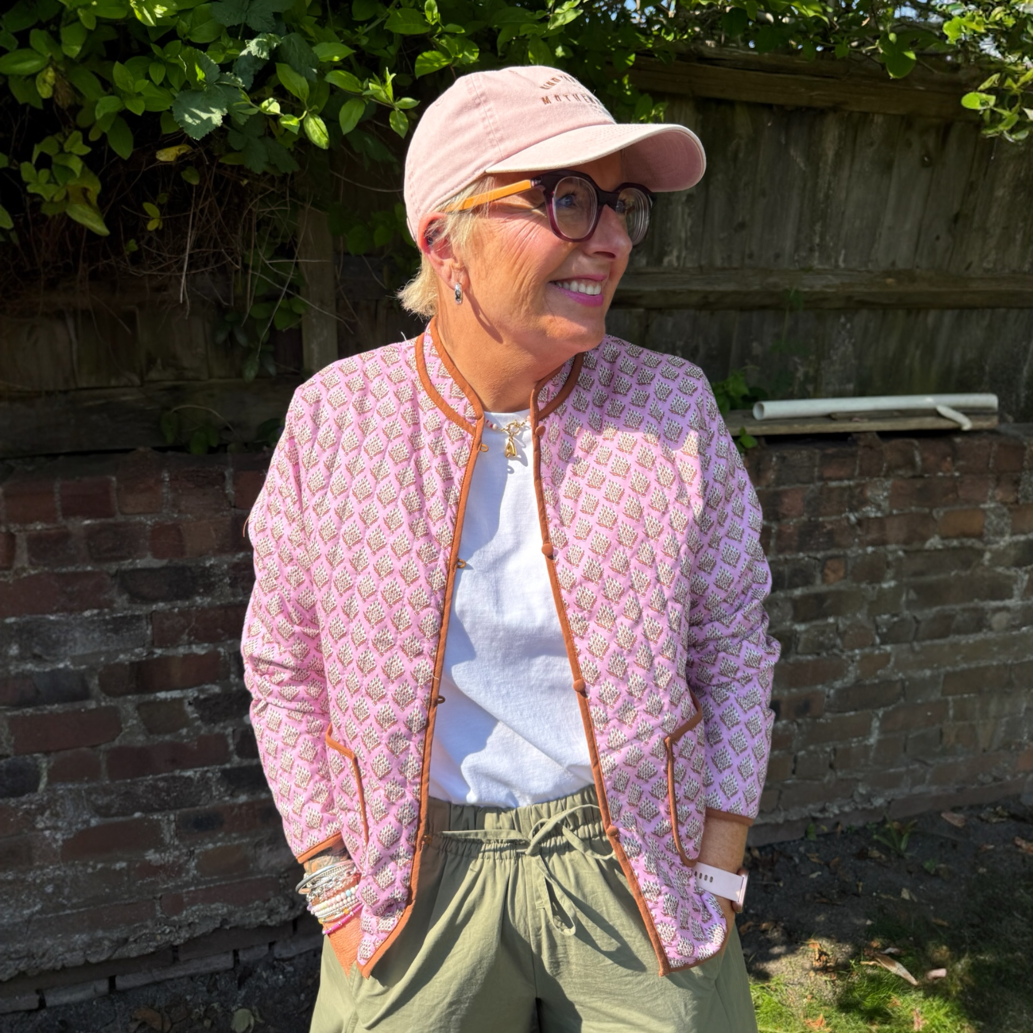 Mind Your Own Motherhood' Embroidered Vintage Cap — Lilac or Dusky Pink