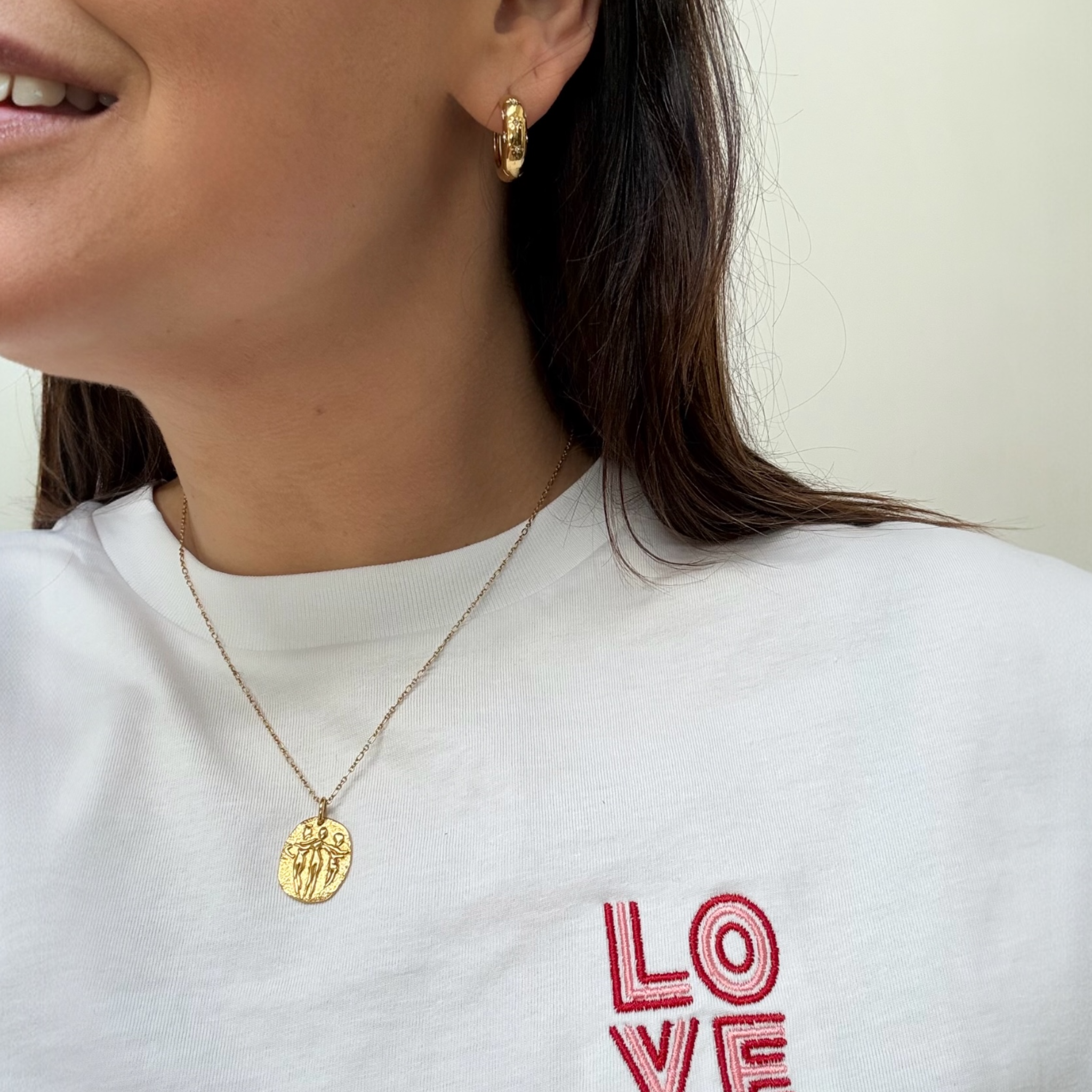 Glimmer Huggie Earrings in Gold or Silver — Waterproof