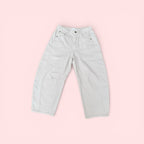 Barrel Leg Cotton Trouser