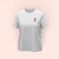 'Love You' Embroidered Organic Cotton T-Shirt — White — Sizes S to XXL