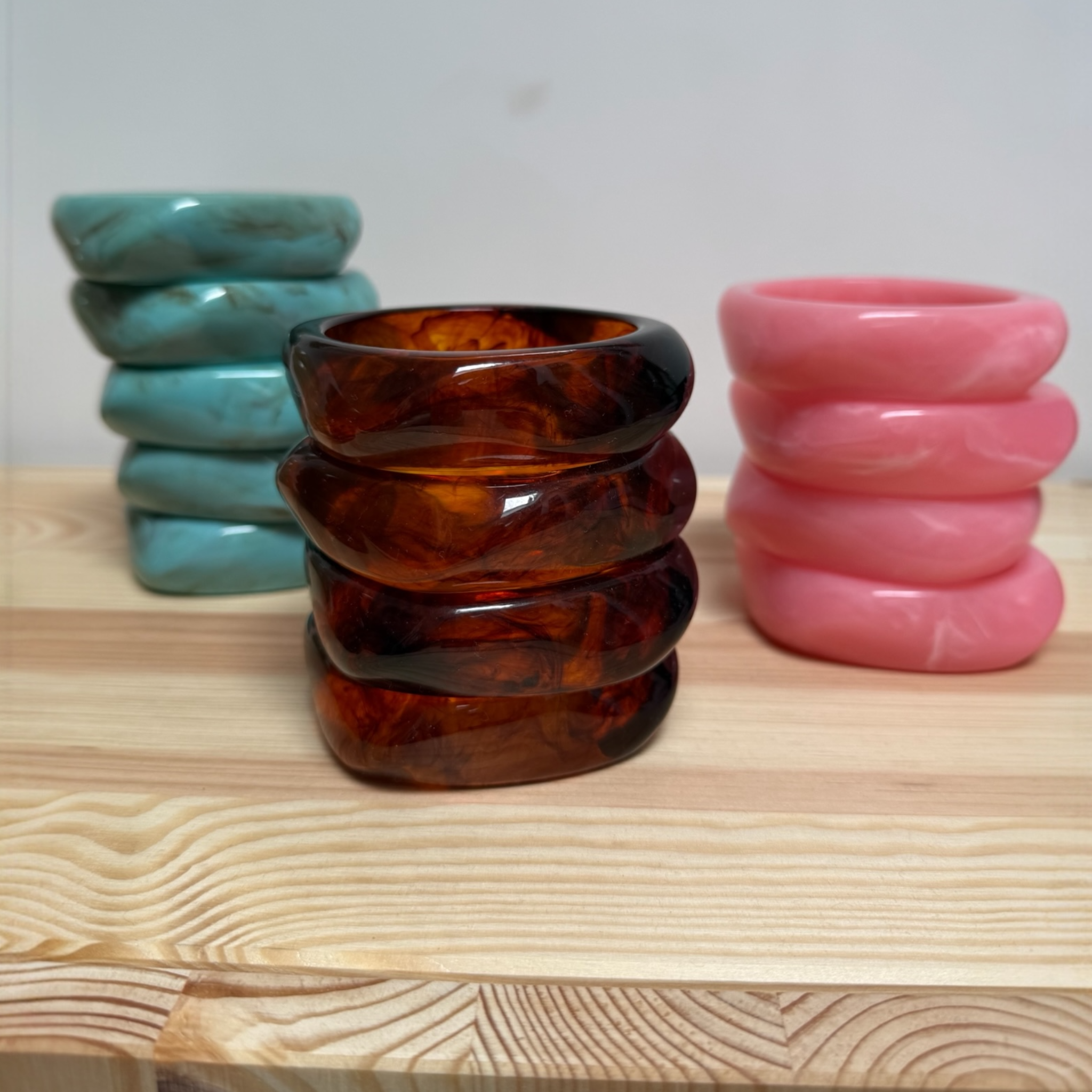 Marbled Resin Bangles - Mix & Match Bracelets