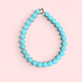 Aqua XL Beaded Necklace