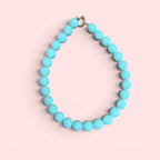 Aqua XL Beaded Necklace